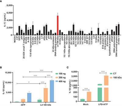Activation of the NLRP3 inflammasome by human adenovirus type 7 L4 100-kilodalton protein